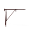 Folding trestle,System trestle,Folding trestle system,Trestle,Folding trestle system FS1200, Trestle for scaffolding, Folding trestle, Plasterer's trestle,Painter's trestle | brown painted | size 3 height: 1.20 - 1.95 m